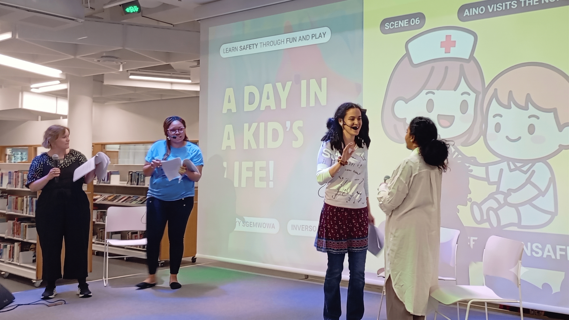 Presenters on stage during A Day in a Kid's Life